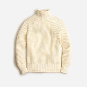 NWT J Crew Relaxed Rollneck Sweater in Linen